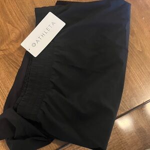 Athleta Black Hustle 3” shorts